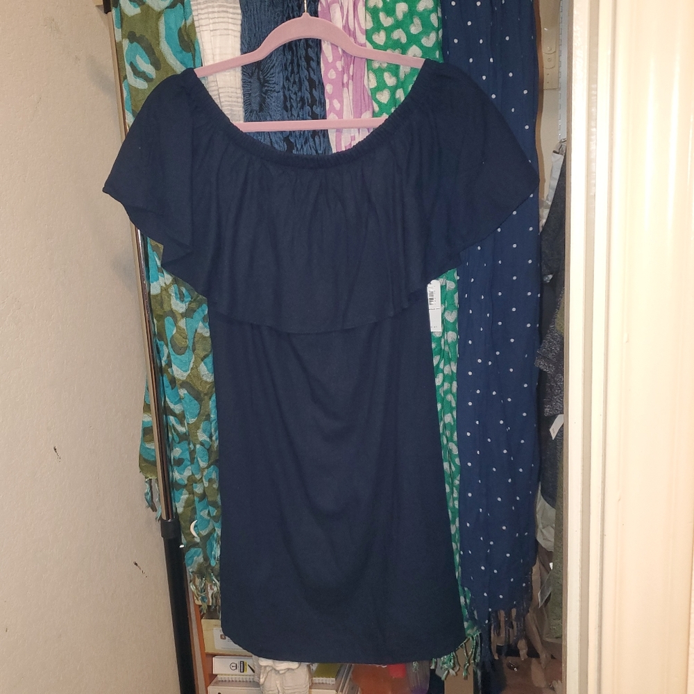 Navy blue dress